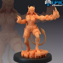 $3.90Devilkin Adventurer Fire Magic / Female Half Devil / Demon Spawn Rogue