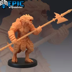 $3.90Dragonborn Halberd / Half Dragon Warrior/ Lizardfolk Gladiator