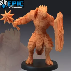 $3.90Dragonborn Mace & Shield / Half Dragon Warrior/ Lizardfolk Gladiator
