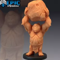 $3.90Dwarf Cyclops Rock / One Eye Stone Creature / Angry Swamp Encounter