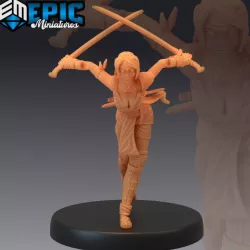 $3.90Kunoichi Attacking / Female Ninja / Japanese Shadow Warrior / Katana Woman