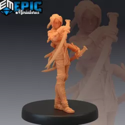 $3.90Kunoichi / Female Ninja / Japanese Shadow Warrior / Katana Woman