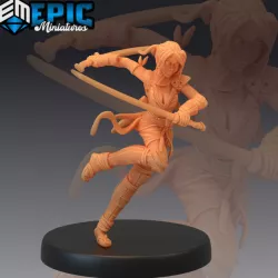 $3.90Kunoichi Running / Female Ninja / Japanese Shadow Warrior / Katana Woman