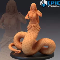$3.90Lamia Angry / Snake Woman / Girl Reptile Hybrid / Swamp Encounter