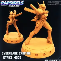 $3.99CYBERBABE CRISTIN STRIKE MODE