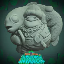 $3.99Shroomie Fisherman Miniature - pre-supported