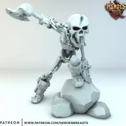 $3.99skeleton axe warrior