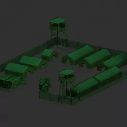 $30.00Zombie Apocalypse Military camp