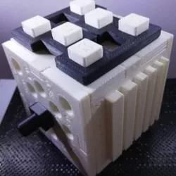 3D Printable Printer Model Design Cube Guide
