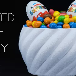 3D printed BOWL with Fuzzy Skin Function