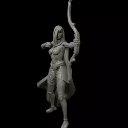 $4.00Drow Warrior Female