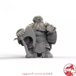 $4.00Dwarf Axe Lord/Dwarf Merchant 1 inch base, 28/32 mm height Medium miniature
