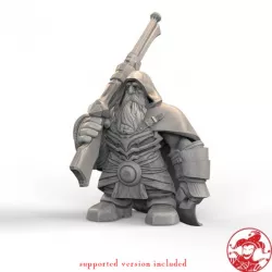 $4.00Dwarf Rifle Guard/Gunslinger 1 inch base, 28/32 mm height Medium miniature