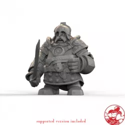 $4.00Dwarf Sword Guard 1 inch base, 28/32 mm height Medium miniature