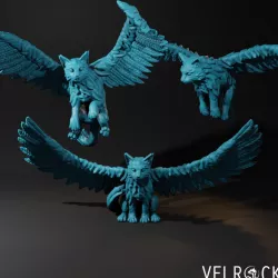 $4.00Maine Coon Flying Cat (PRESUPPORTED)