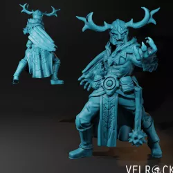 $4.00Male Half Orc Druid Casting Primal Savagery (PRESUPPORTED)