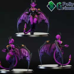 $4.00Tabletop miniature. Demon, devil succubus monster girl
