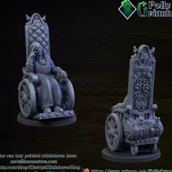 $4.00Victorian doctor aristocrat in wheelchair. Steampunk tabletop miniature