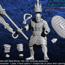 $4.00West African Orcs & Goblins - Orc Commander