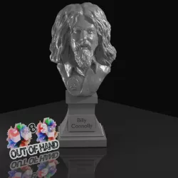 $4.50Billy Connolly - Scottish Comedian Head Bust and Base