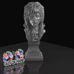 $4.50David Bowie - JARETH -The Goblin King Head Bust and Base