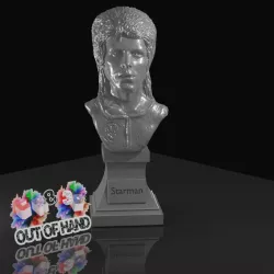 $4.50David Bowie - Starman Bust with base