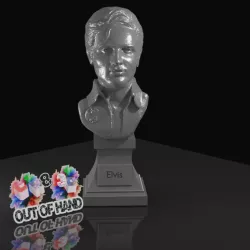 $4.50Elvis Presley - The Middle Years Head Bust and Base