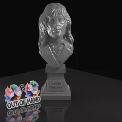 $4.50Freddie Mercury - Queen Inspired head Bust and Base