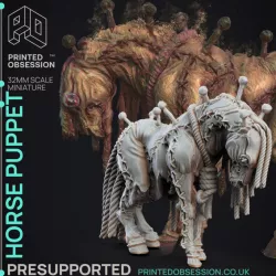 $4.50Horse Puppet - Puppet Masters Show - Pre Supported - 32mm Scale