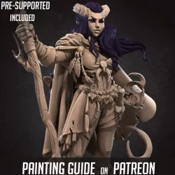 $4.50Lysera, the Tiefling Druid