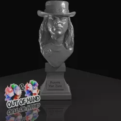 $4.50Ronnie Van Zant - A Rock Legend Figure - Rock Inspired Head Bust and Base