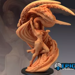 $4.90Marid Magic / Water Elemental Genie / Oriental Female Djinn