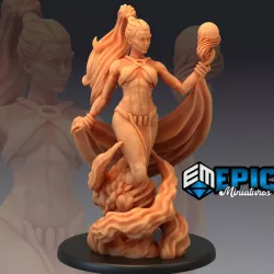 $4.90Marid / Water Elemental Genie / Oriental Female Djinn