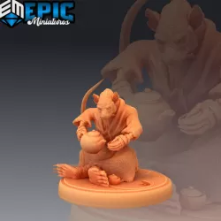 $4.90Ratfolk Sensei Tea Time / Rat Martial Artist / Japanese Rodent / Monk Teacher