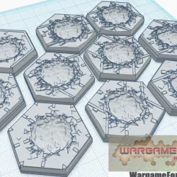 $4.99Destroyed Roads Magnetic Hex Tile Set