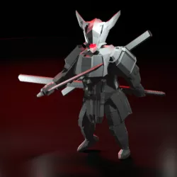 $4.99Galvin Mech Samurai (Pre-Supported Options)