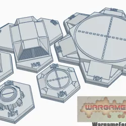 $4.99Military Building Magnetic Hex Tile Set 2