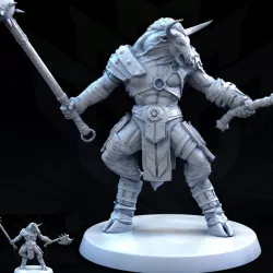 $4.99Minotaur defensive stance(60mm)