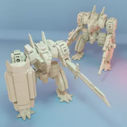 $4.99Peacekeeper Class Mech (Pre-Supported)
