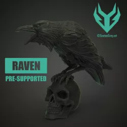 $4.99Raven Skull - Miniature