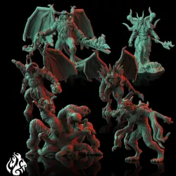 $40.00Shattered Hell - Rulers of the Underworld - 6 Miniatures