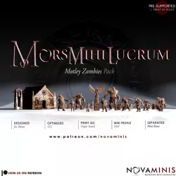 $41.00Mors Mihi Lucrum: Motley Zombies