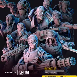 $44.99Cyberpunk models BUNDLE - Micromachines Corp. Agents & Cyberpunks (March release)