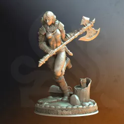 $5.00Aedre the Angry - Barbarian Pinup