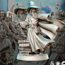 $5.00Amlund Maegon - Wizard - 32mm DnD