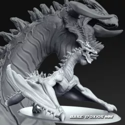 $5.00Arboryas - Elder Forest Dragon - 32mm - DnD
