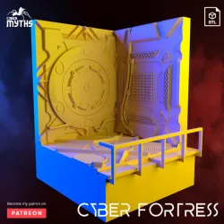 $5.00Cyber Fortress Scene Cyber Myths