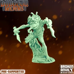 $5.00Dungeon Delvers Froggkin Army - Assassin - STL 32mm