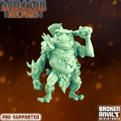 $5.00Dungeon Delvers Froggkin Army - Warrior 4 - STL 32mm