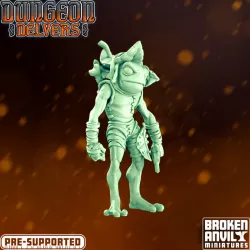 $5.00Dungeon Delvers Froggkin Army - Warrior 5 - STL 32mm